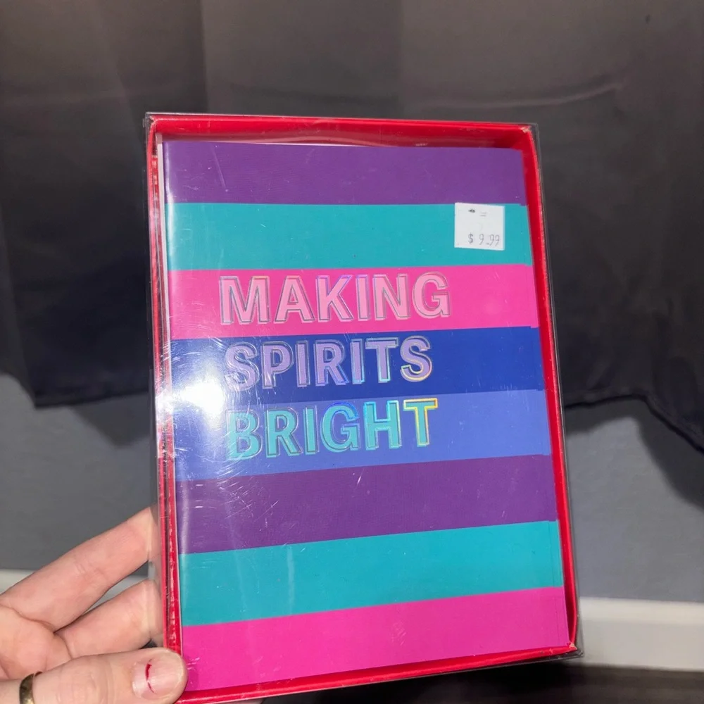 Recollections Multicolor 'Making Spirits Bright' Cards
